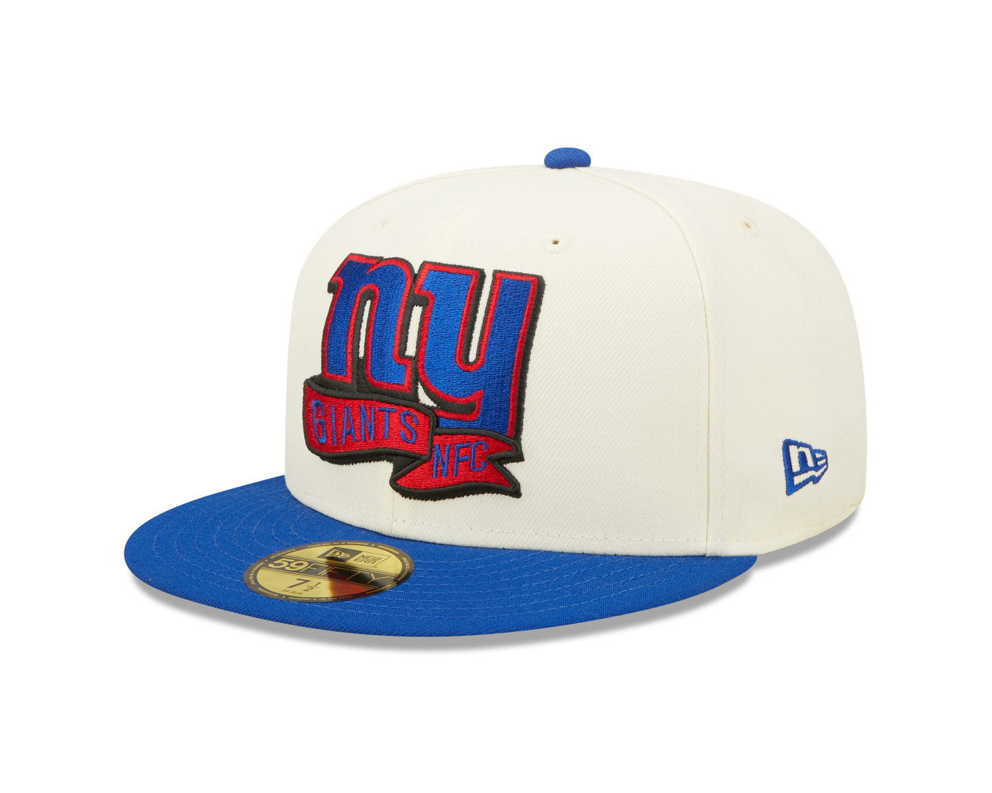 New York Giants New Era NFL Sideline 59fifty Fitted Hat - Cream