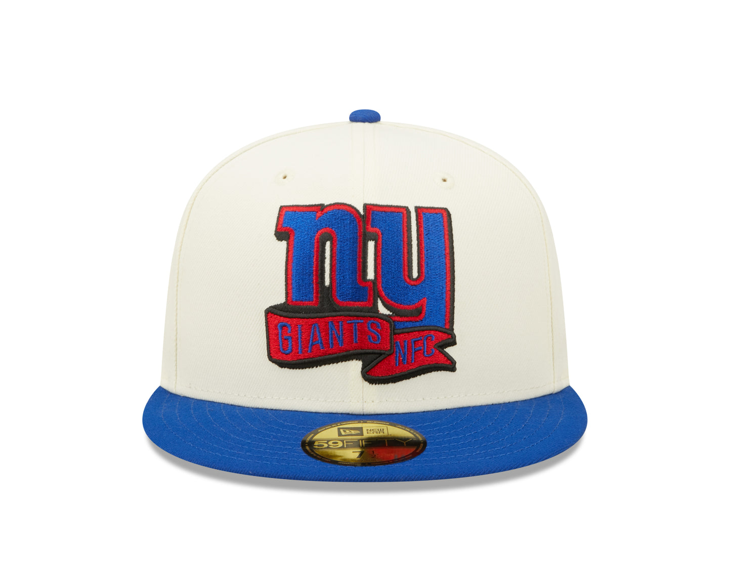 New York Giants New Era NFL Sideline 59fifty Fitted Hat - Cream