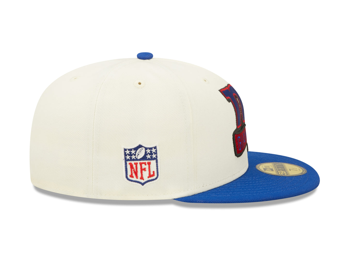 New York Giants New Era NFL Sideline 59fifty Fitted Hat - Cream