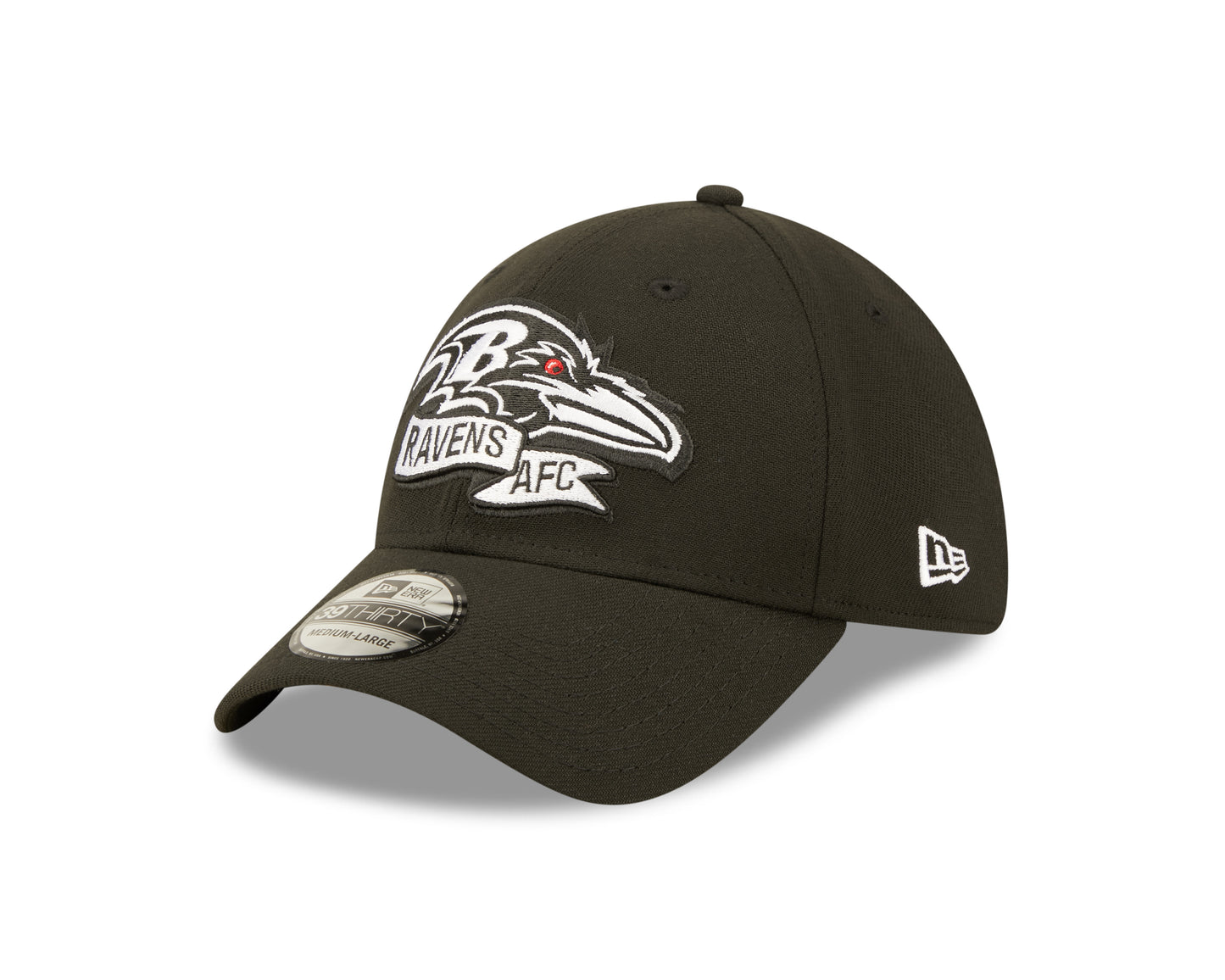 Baltimore Ravens New Era Sideline Banner 39THIRTY Flex Hat - Black