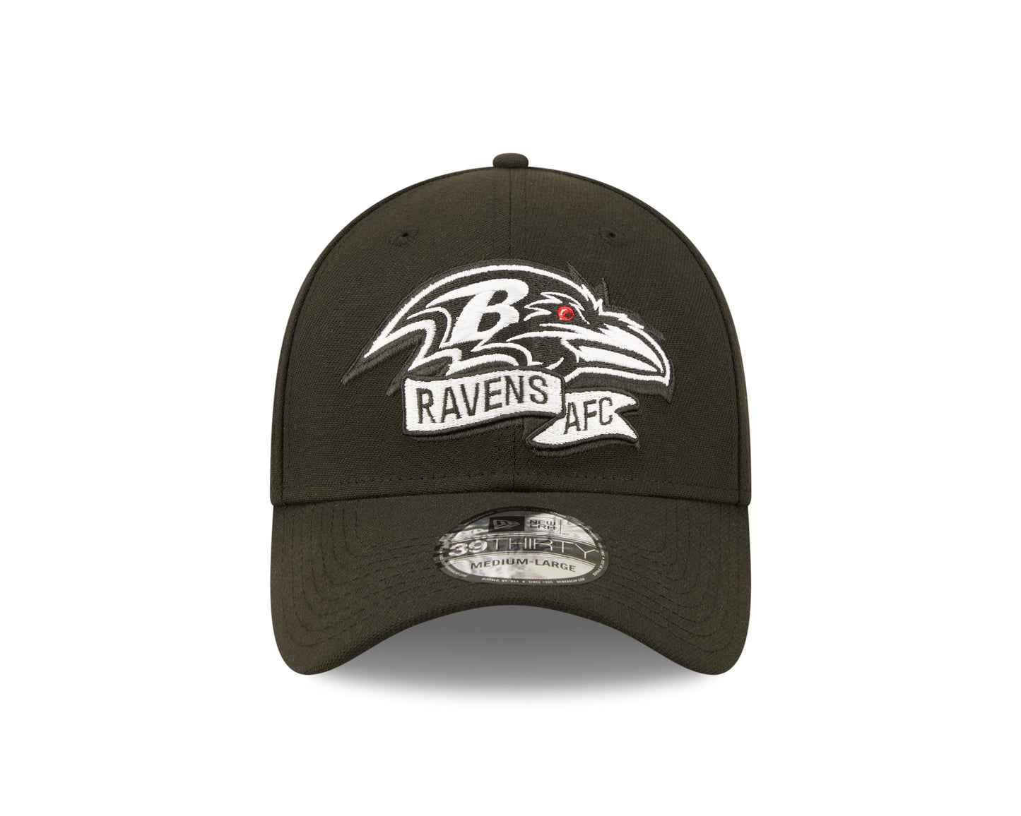 Baltimore Ravens New Era Sideline Banner 39THIRTY Flex Hat - Black