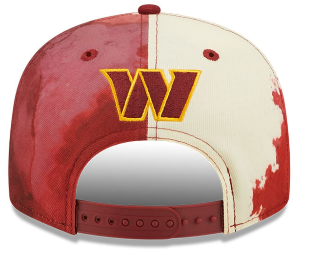 Washington Commanders Sideline Ink Team Color 9Fifty Snapback Hat