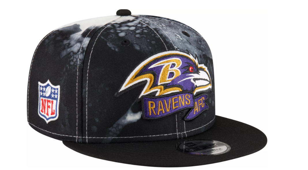 Baltimore Ravens Sideline Ink Team Color 9Fifty Snapback Hat