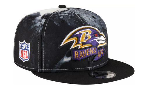 Baltimore Ravens Sideline Ink Team Color 9Fifty Snapback Hat