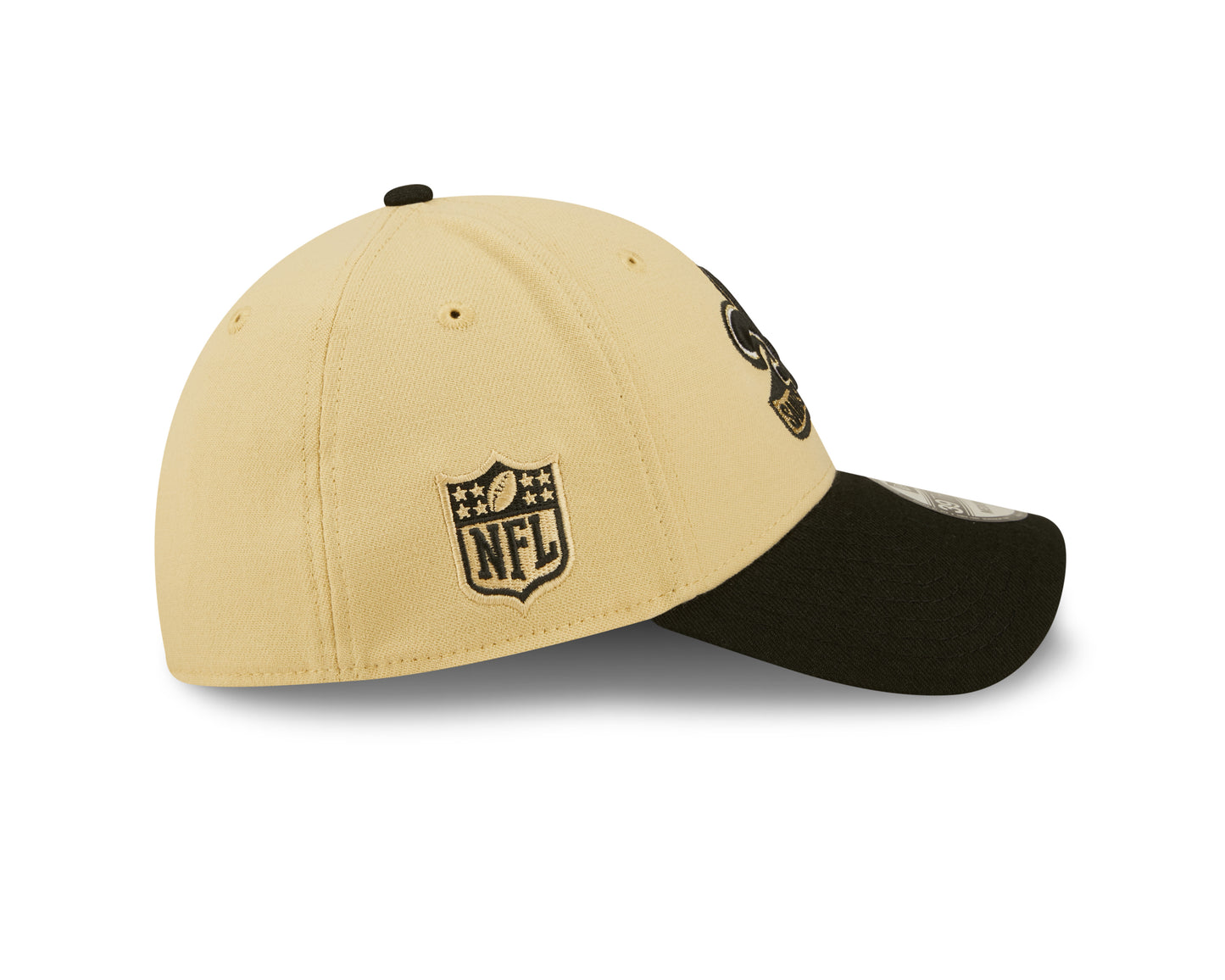 New Orleans Saints New Era Sideline Banner Team Colors 39THIRTY Flex Hat - Tan