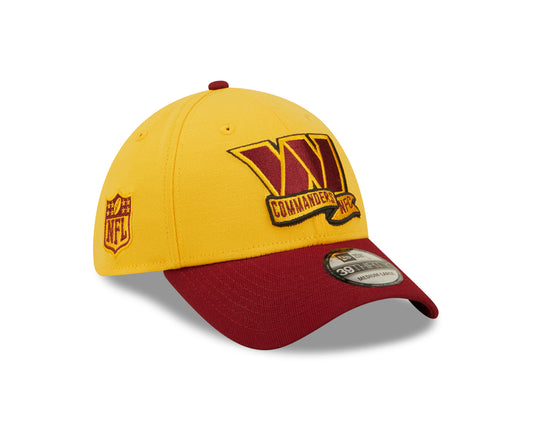 Washington Commanders New Era Sideline Banner Team Colors 39Thirty Hat - Yellow