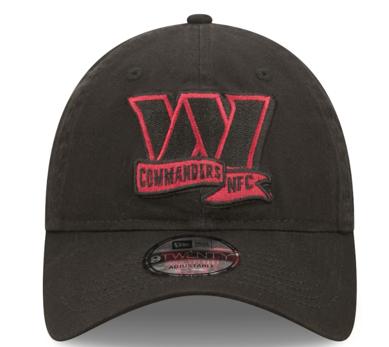 Washington Commanders Sideline Team Color 9TWENTY Adjustable Hat - Black