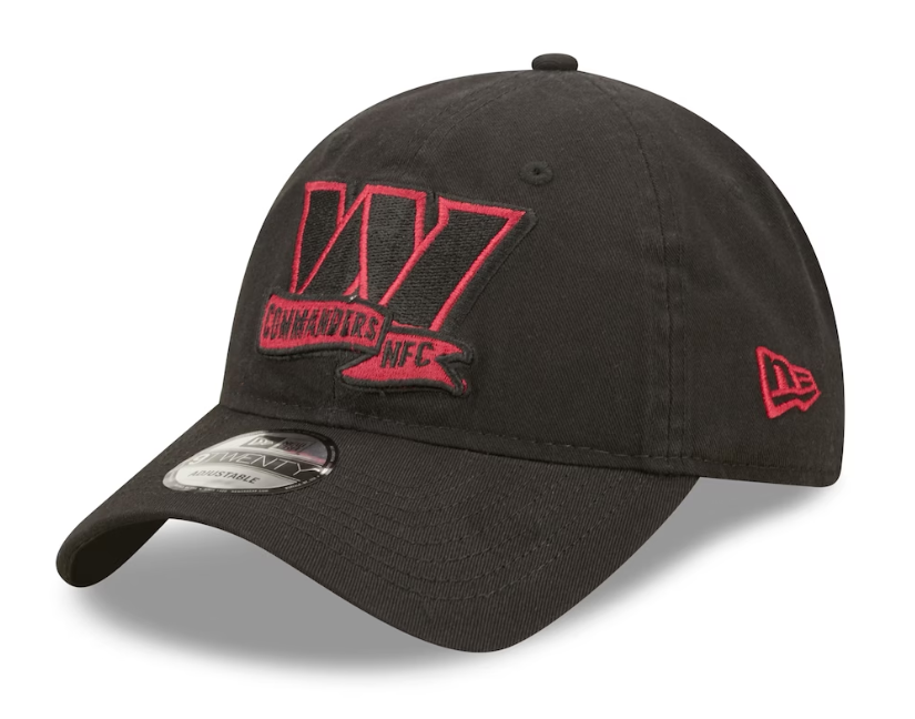 Washington Commanders Sideline Team Color 9TWENTY Adjustable Hat - Black