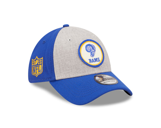 Los Angeles Rams New Era Historic Sideline 39THIRTY Flex Hat - Heather