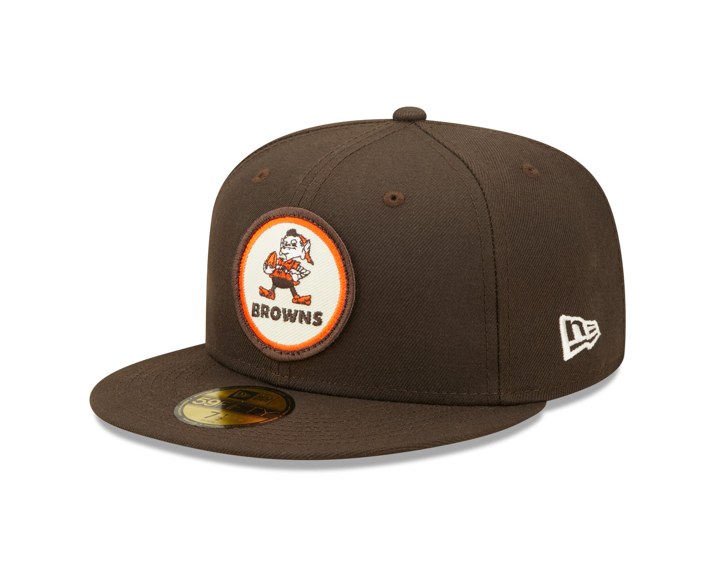 Cleveland Browns New Era Sideline 59FIFTY Historic Fitted Hat- Brown
