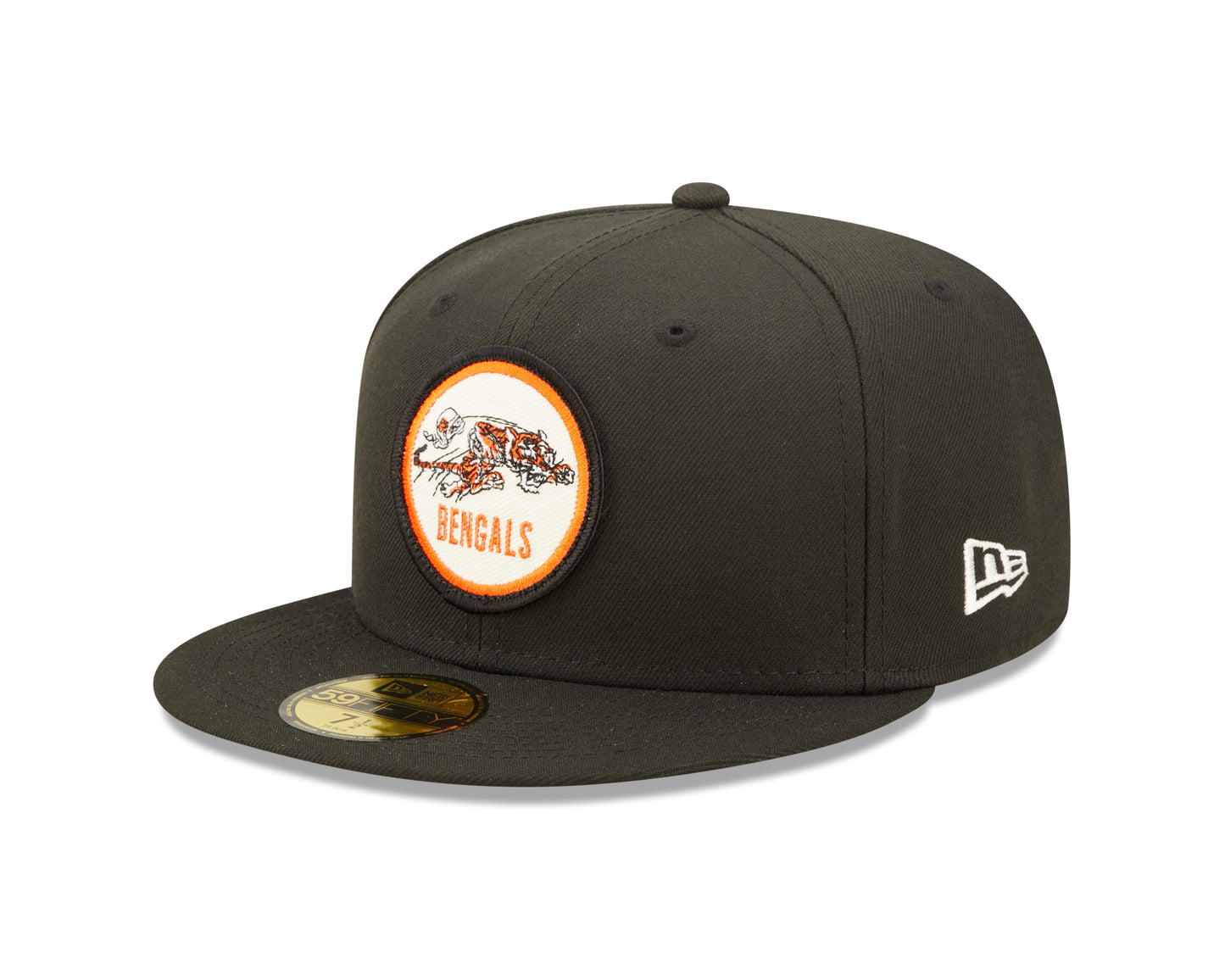 Cincinnati Bengals New Era Sideline 59FIFTY Historic Fitted Hat- Black