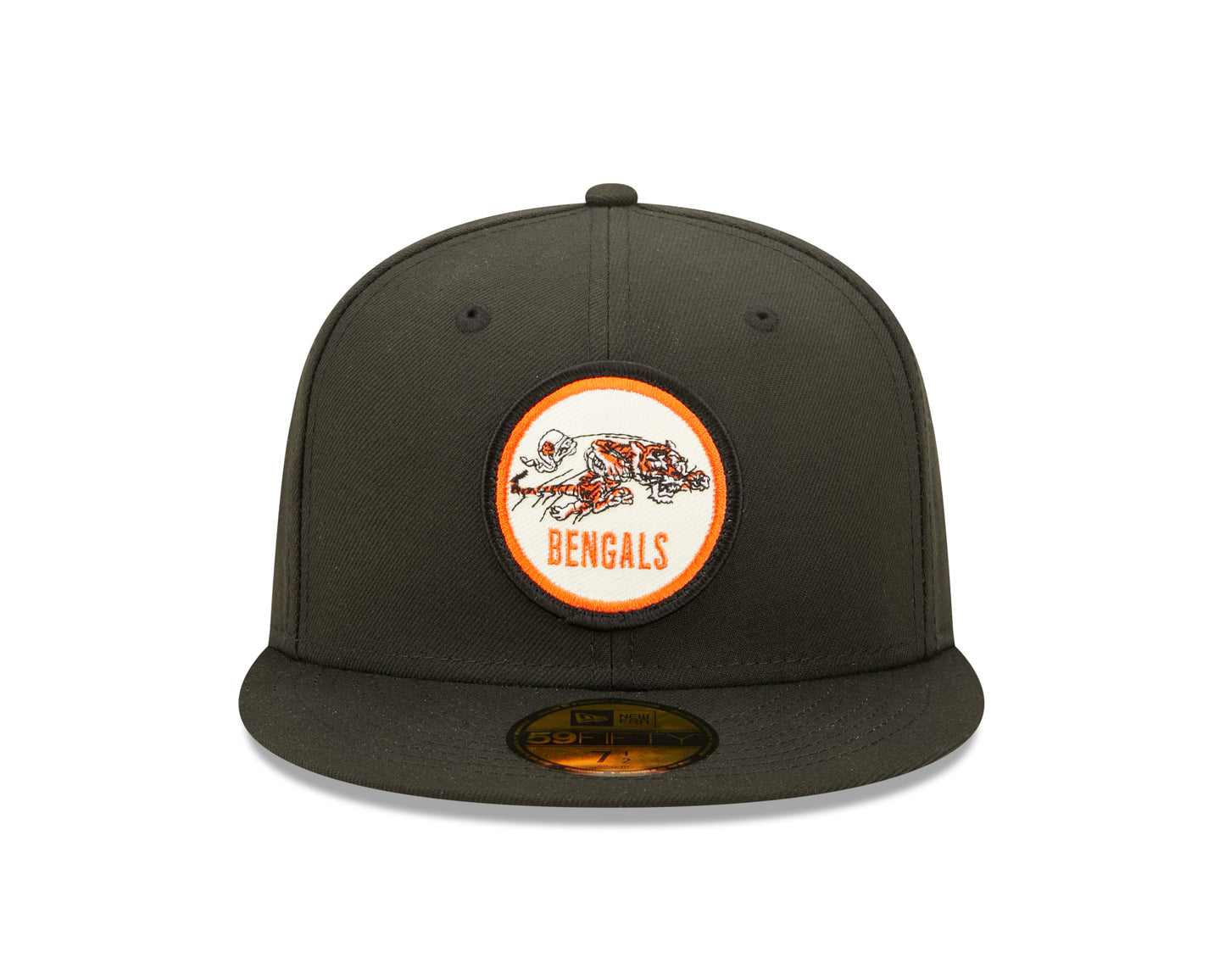 Cincinnati Bengals New Era Sideline 59FIFTY Historic Fitted Hat- Black