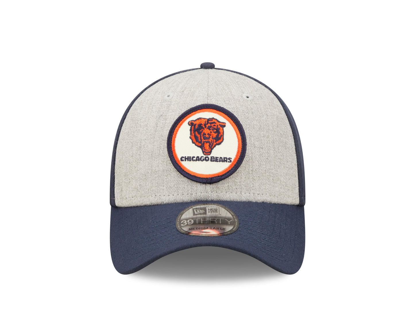 Chicago Bears New Era Historic Sideline 39THIRTY Flex Hat - Heather