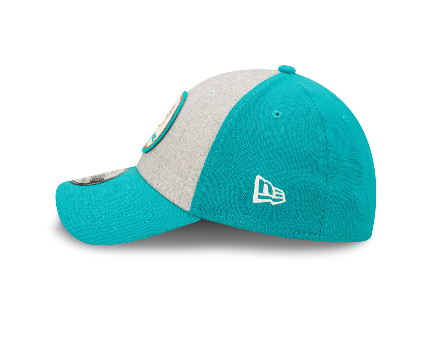 Miami Dolphins New Era Historic Sideline 39THIRTY Flex Hat - Heather