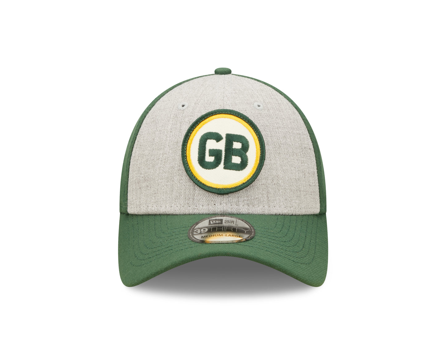 Green Bay Packers New Era Historic Sideline 39THIRTY Flex Hat - Heather