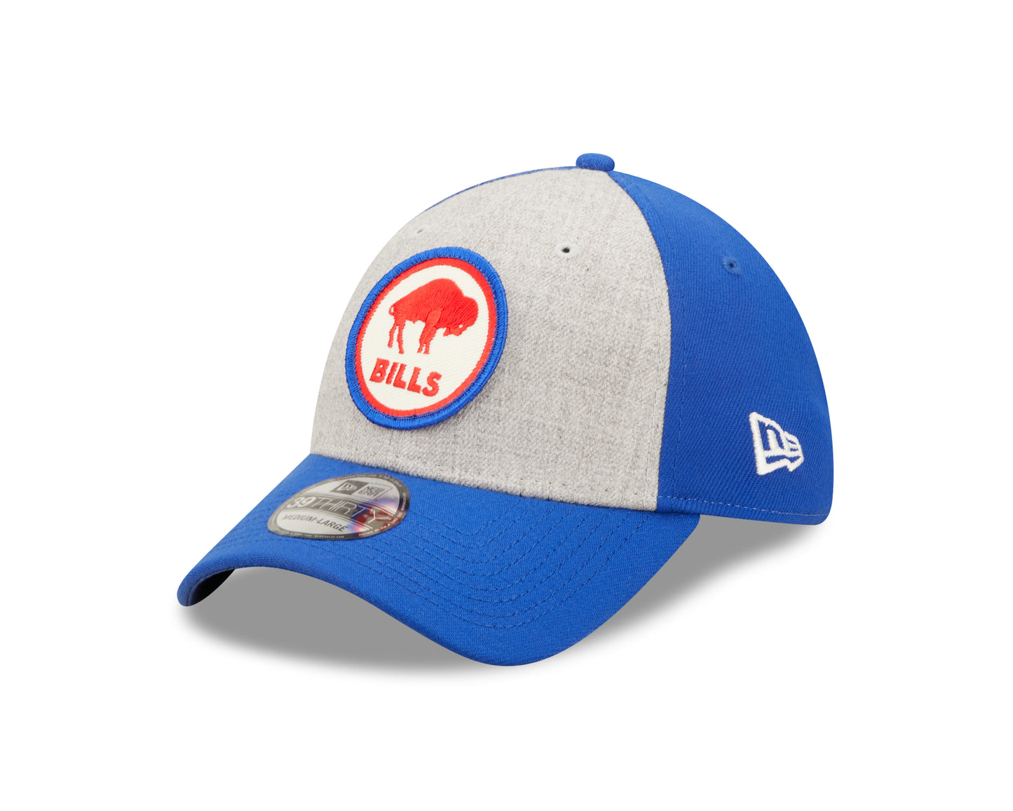 Buffalo Bills New Era Historic Sideline 39THIRTY Flex Hat - Heather