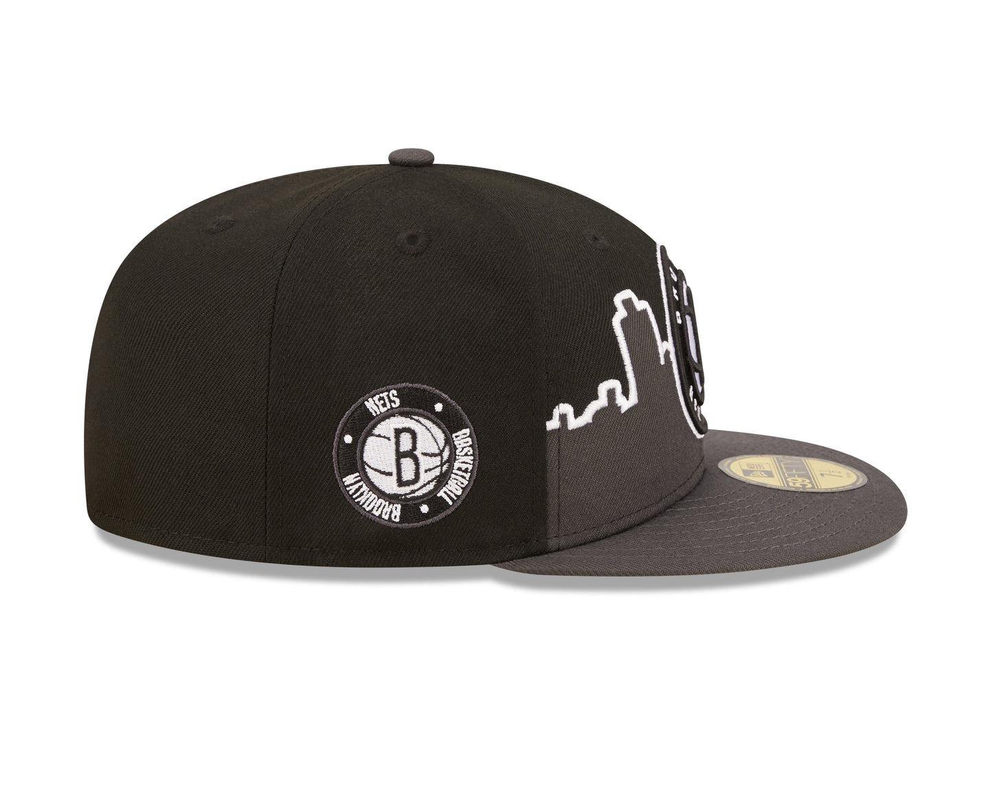 Brooklyn Nets New Era NBA Tip Off 59fifty Hat - Black