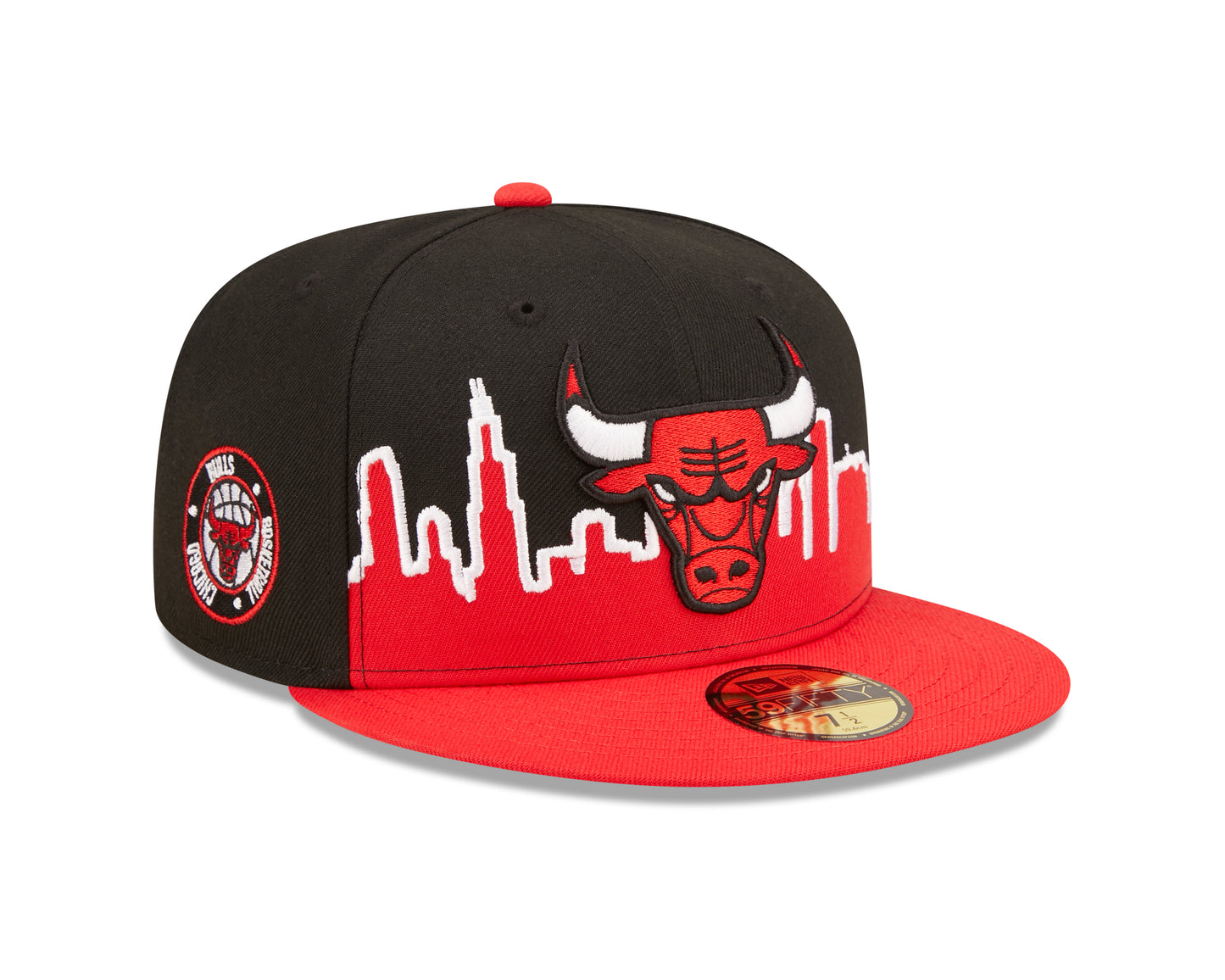 Chicago Bulls New Era NBA Tip Off 59fifty Hat - Black