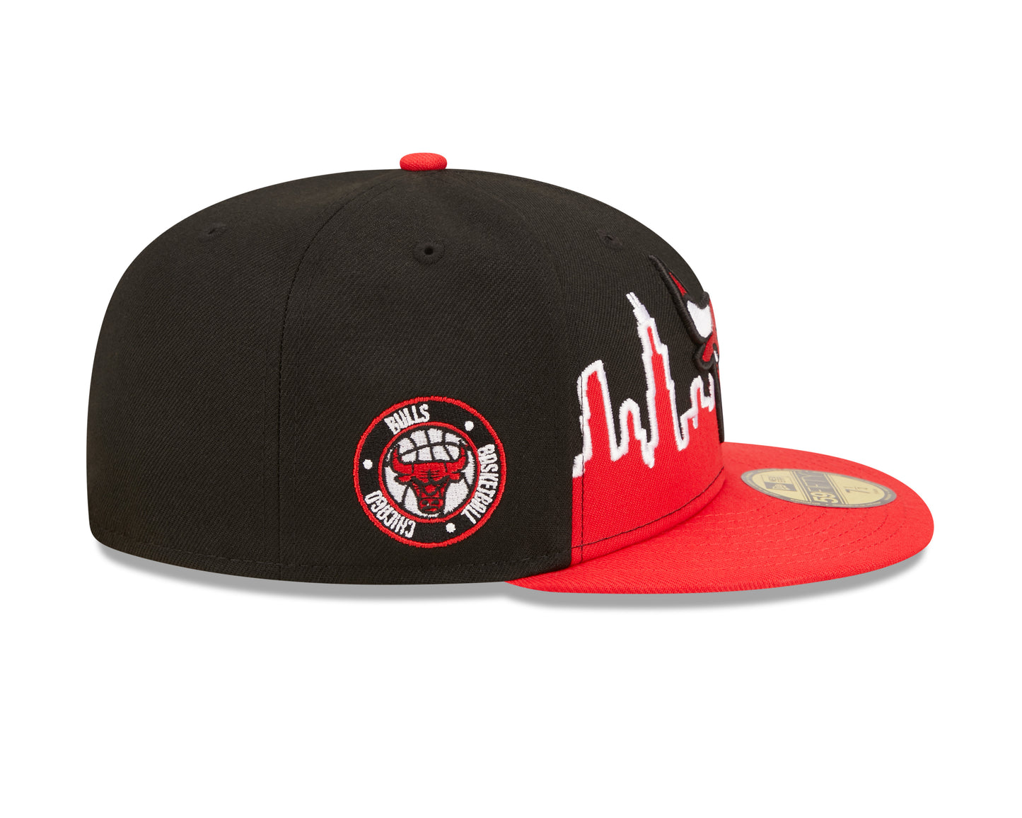Chicago Bulls New Era NBA Tip Off 59fifty Hat - Black