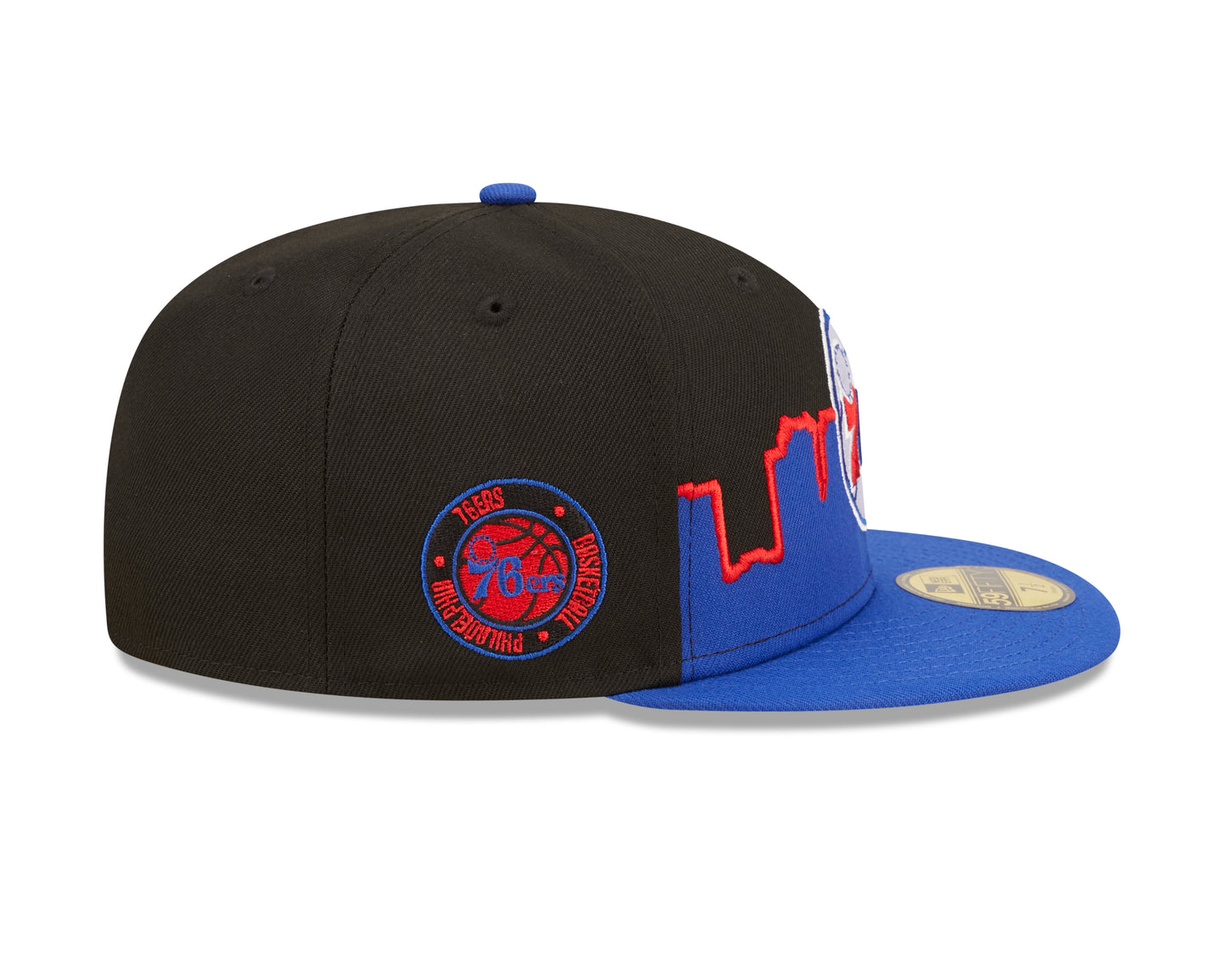 Philadelphia 76ers New Era NBA Tip Off 59fifty Hat - Black