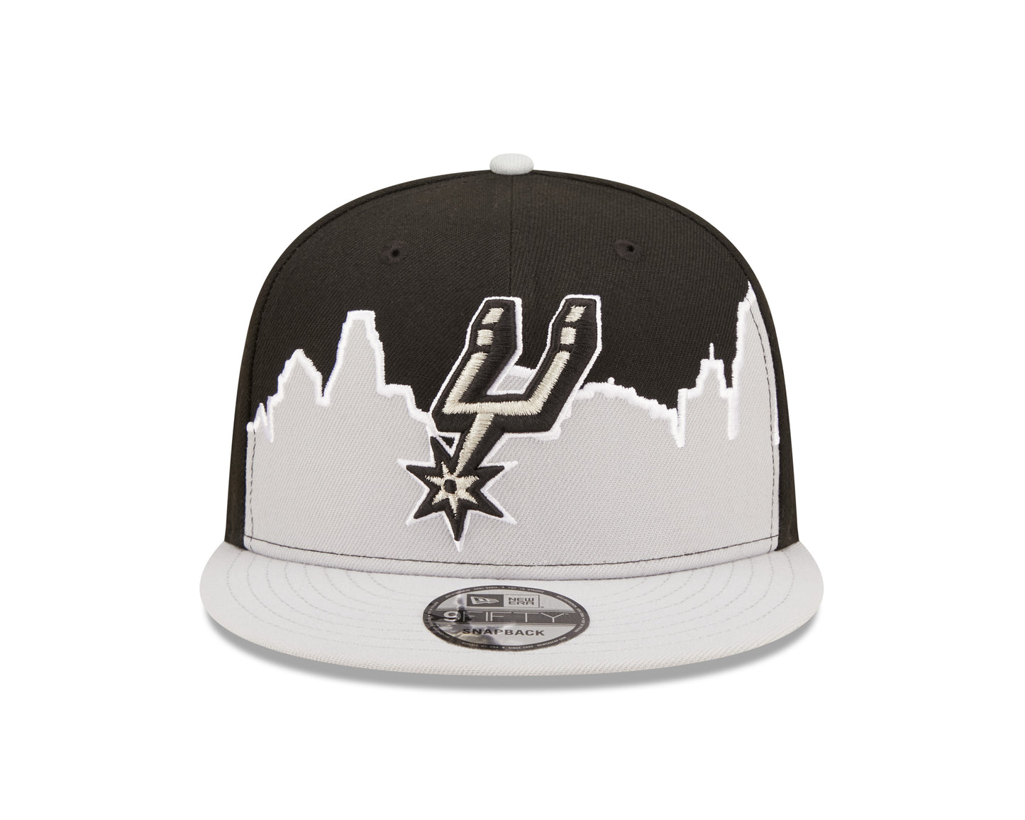 San Antonio Spurs New Era Tip-Off 9FIFTY Snap Back Hat - Gray/Black