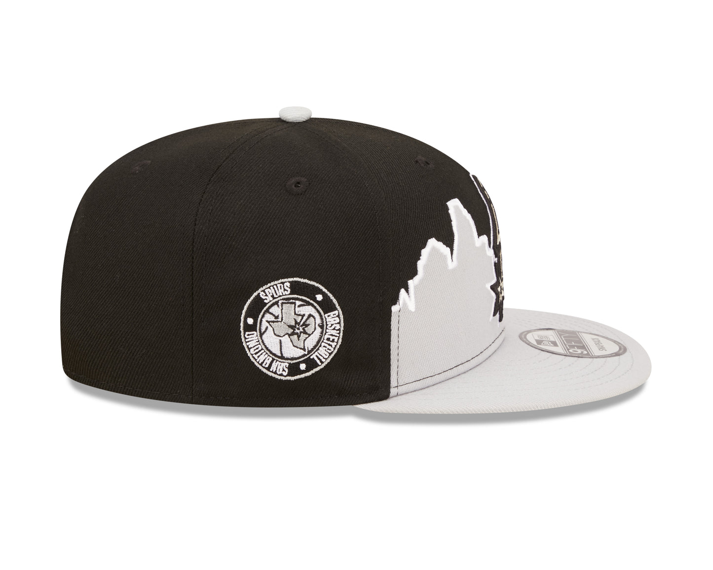San Antonio Spurs New Era Tip-Off 9FIFTY Snap Back Hat - Gray/Black