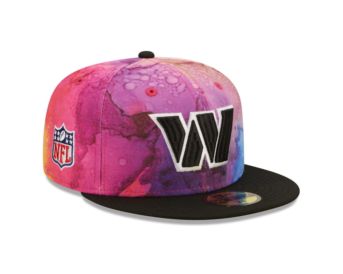 Washington Commanders New EraCrucial Catch Sideline 59FIFTY Fitted Hat - Pink
