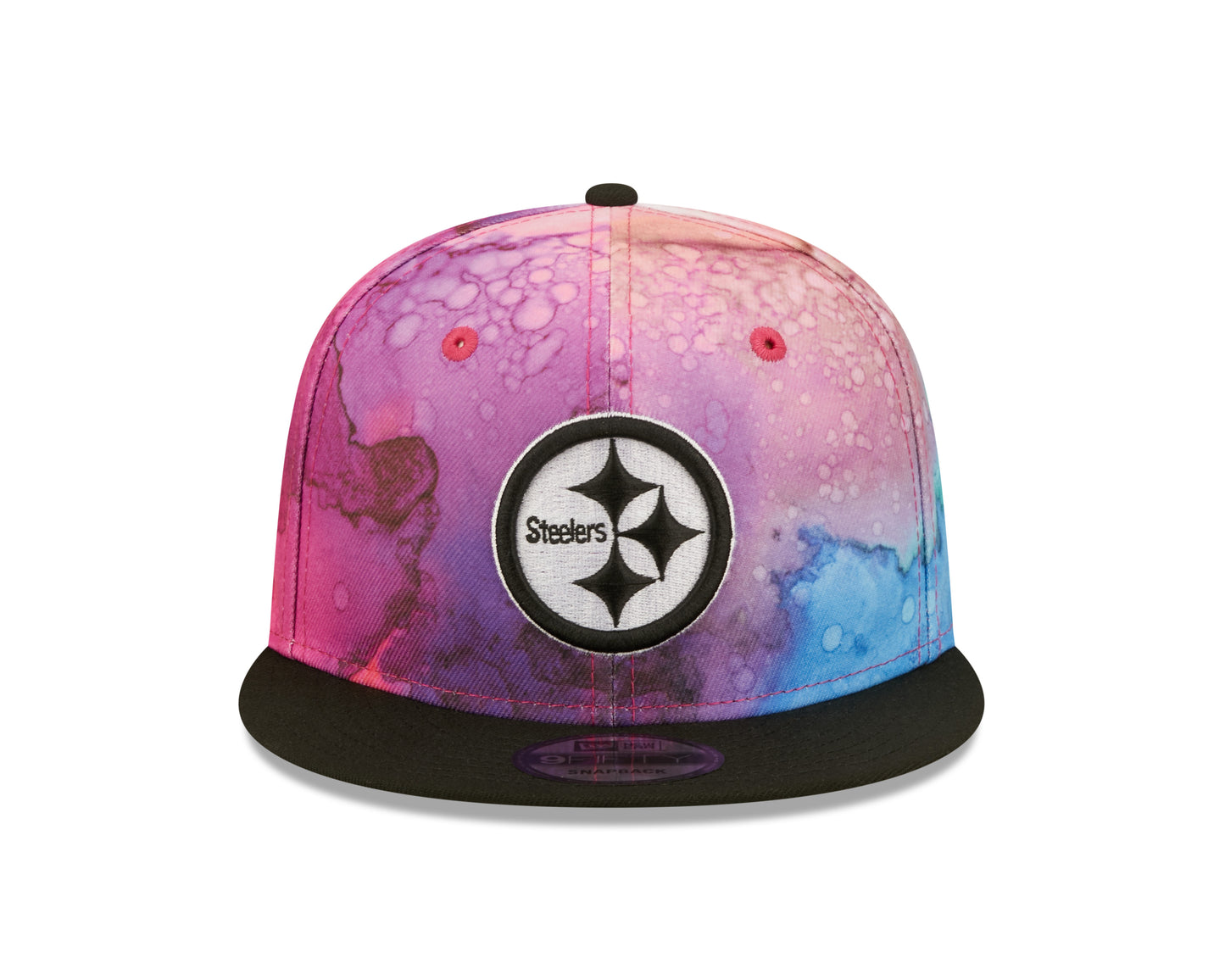 Pittsburgh Steelers New Era Sideline Crucial Catch 9FIFTY Hat - Ink Pink