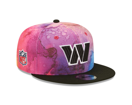 Washington Commanders New Era Sideline Crucial Catch 9FIFTY Hat - Ink Pink
