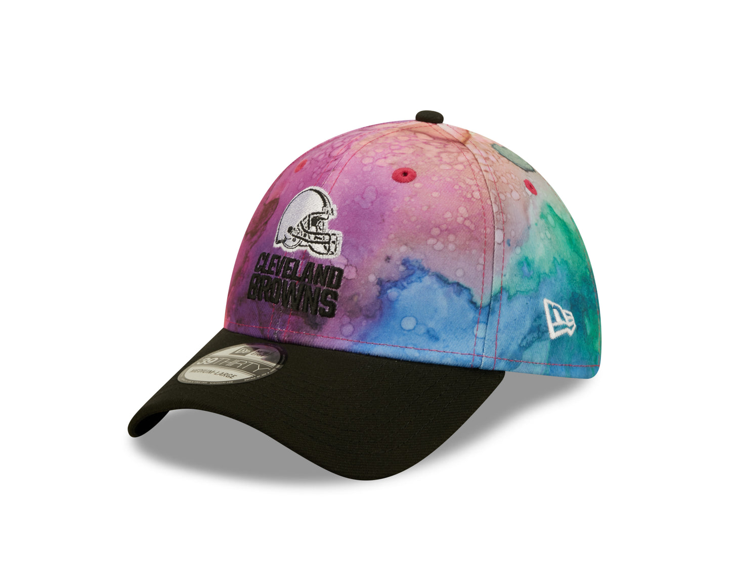 Cleveland Browns New Era Sideline Crucial Catch 39THIRTY Hat - Ink Pink
