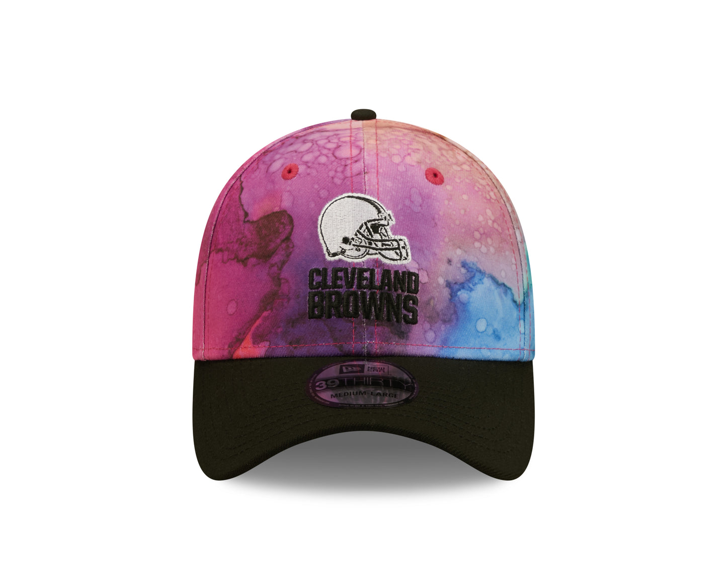 Cleveland Browns New Era Sideline Crucial Catch 39THIRTY Hat - Ink Pink