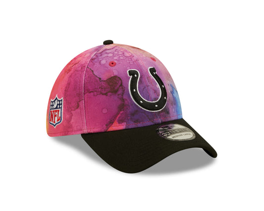 Indianapolis Colts New Era Sideline Crucial Catch 39THIRTY Hat - Ink Pink