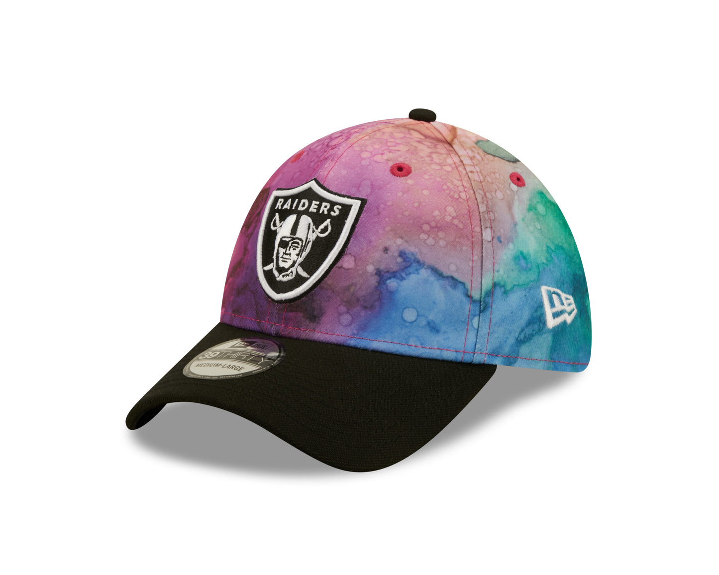 Las Vegas Raiders Era New Era Crucial Catch 39THIRTY Hat - Ink Pink