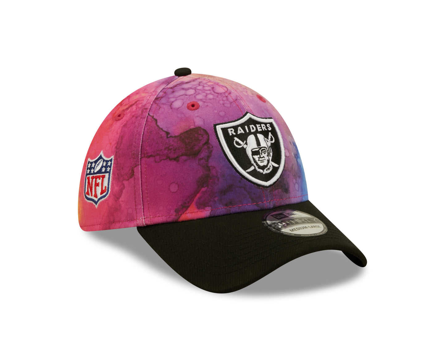 Las Vegas Raiders Era New Era Crucial Catch 39THIRTY Hat - Ink Pink