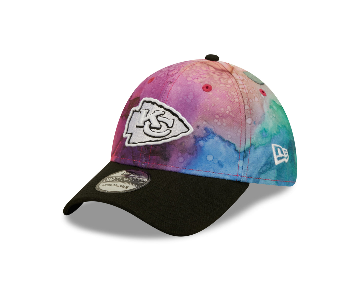 Kansas City Chiefs New Era Sideline Crucial Catch 39THIRTY Hat - Ink Pink