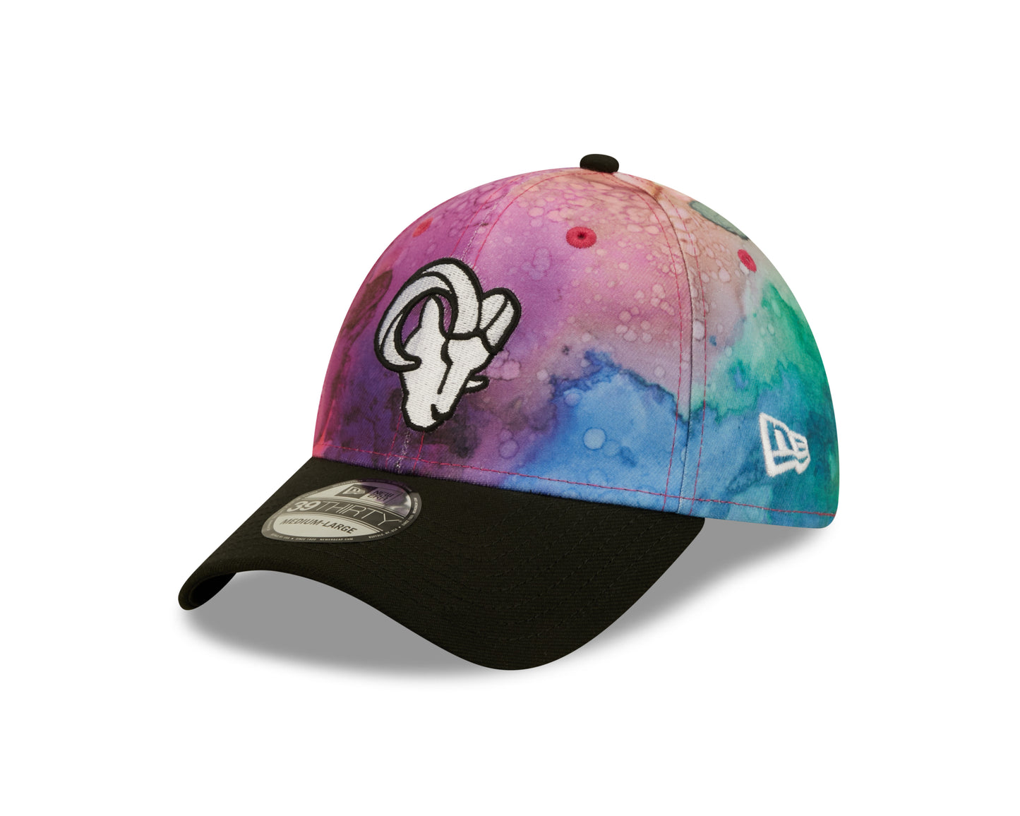 Los Angeles Rams New Era Sideline Crucial Catch 39THIRTY Hat - Pink