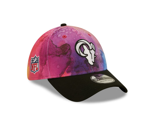 Los Angeles Rams New Era Sideline Crucial Catch 39THIRTY Hat - Pink