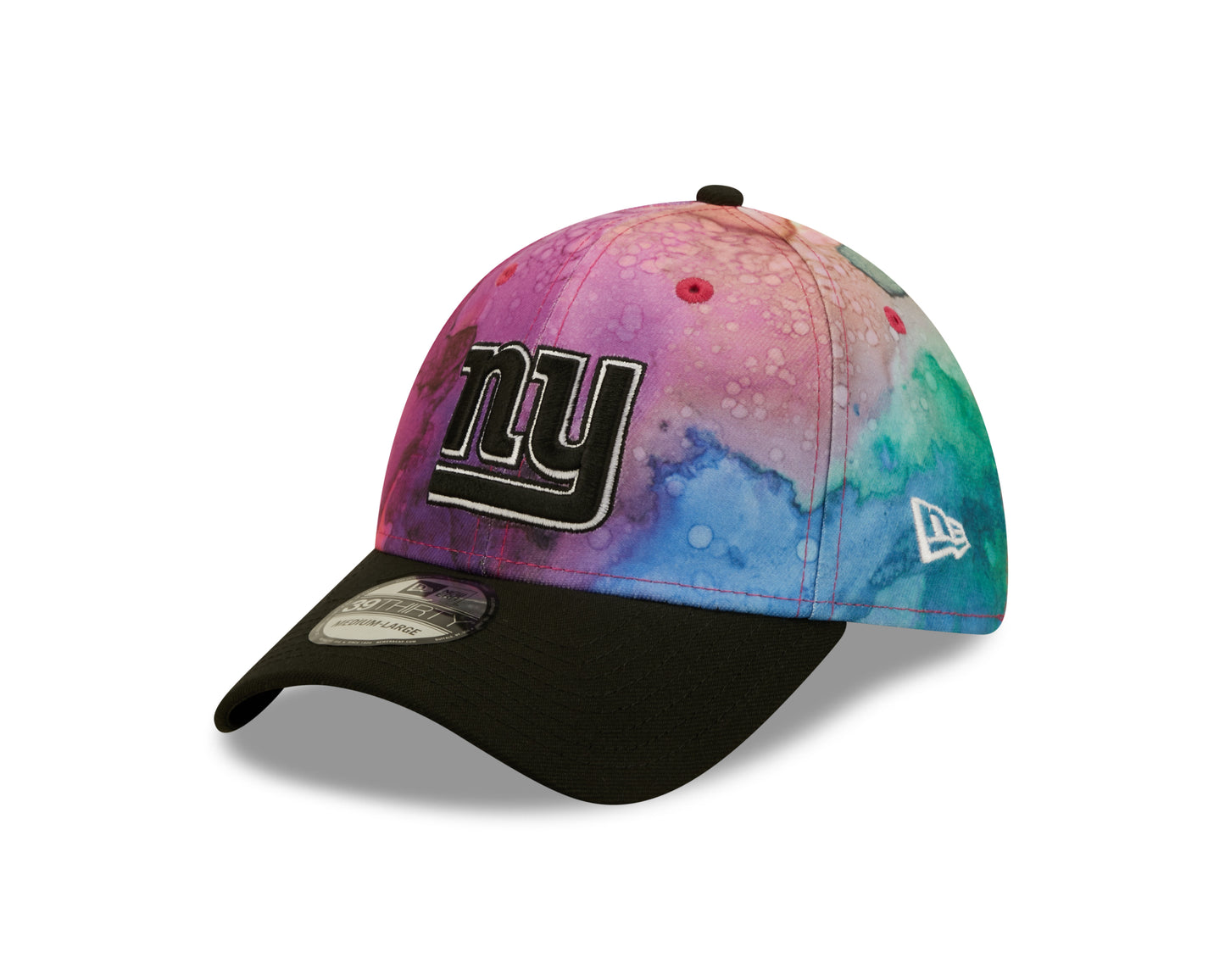 New York Giants New Era Sideline Crucial Catch 39THIRTY Flex Hat - Pink