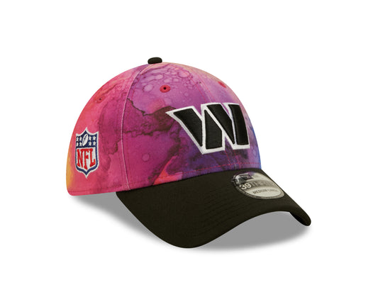 Washington Commanders New Era Sideline Crucial Catch 39THIRTY Hat - Ink Pink