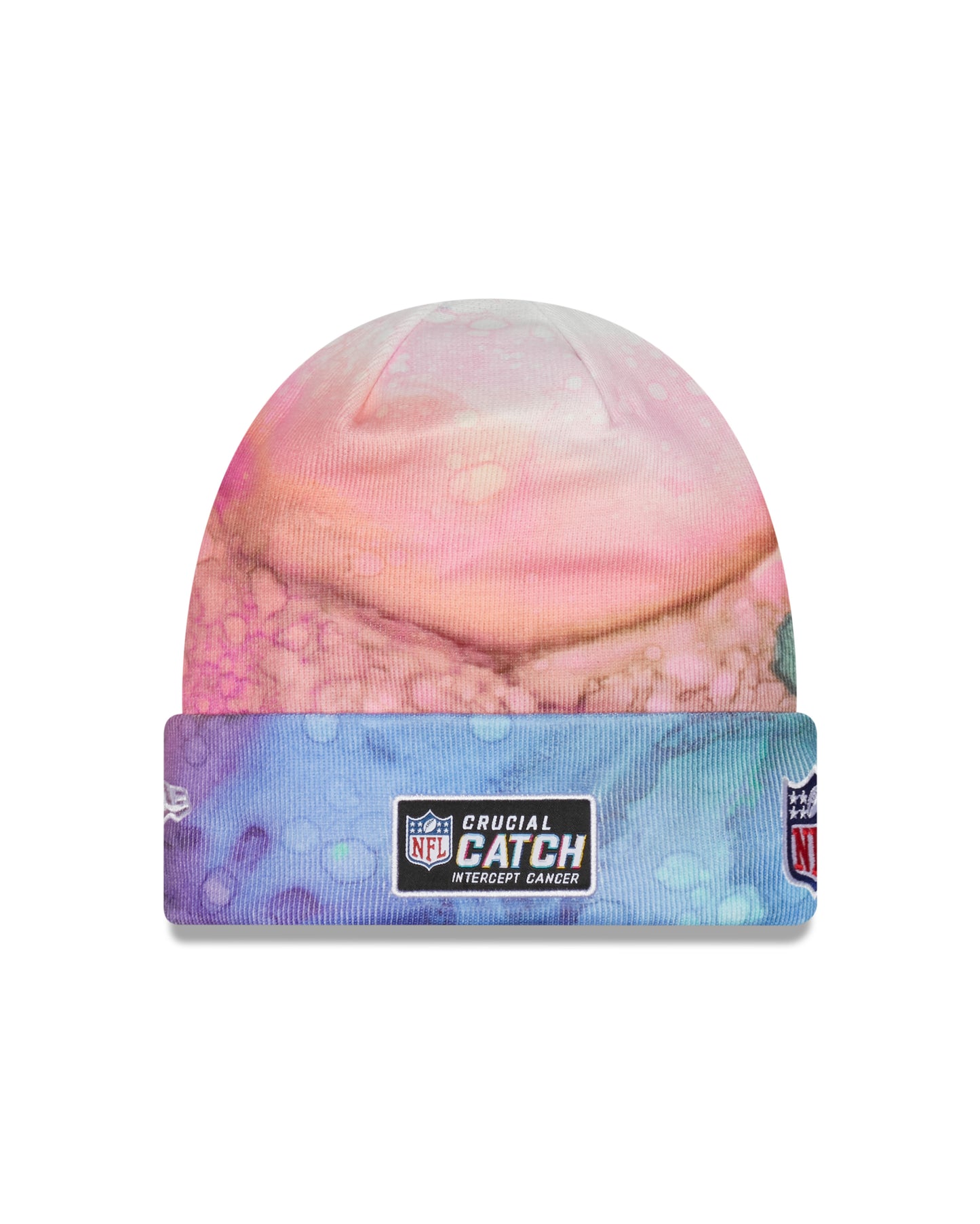 Pittsburgh Steelers New Era Crucial Catch Knit Hat- Pink Ink