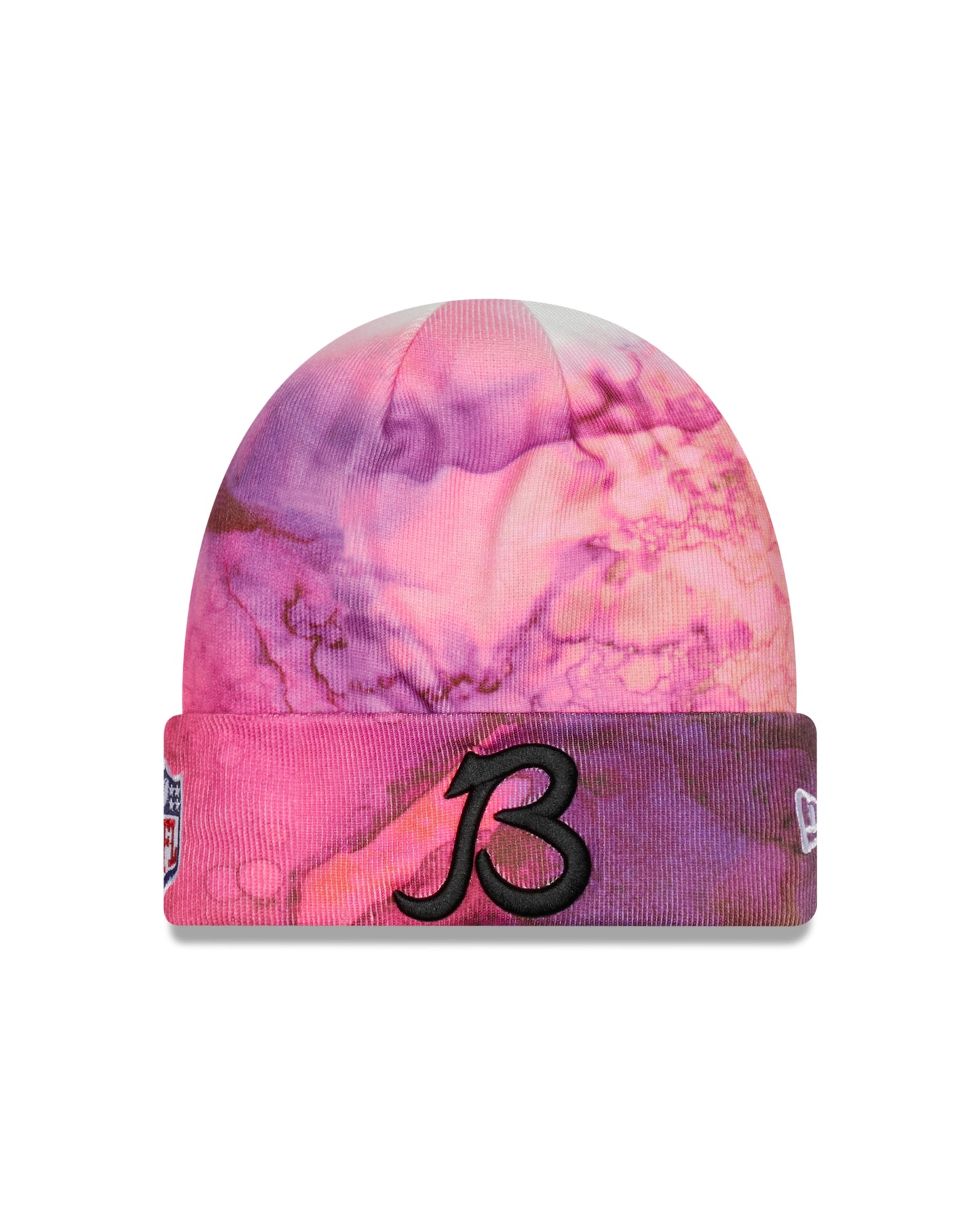 Chicago Bears New Era "B " Ink Crucial Catch Knit Hat