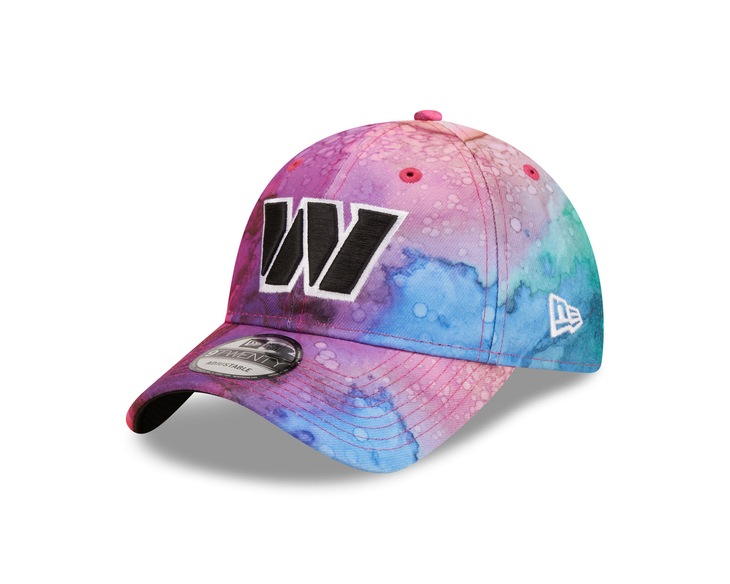 Washington Commanders New Era Crucial Catch 9TWENTY Adjustable Hat - Ink Pink