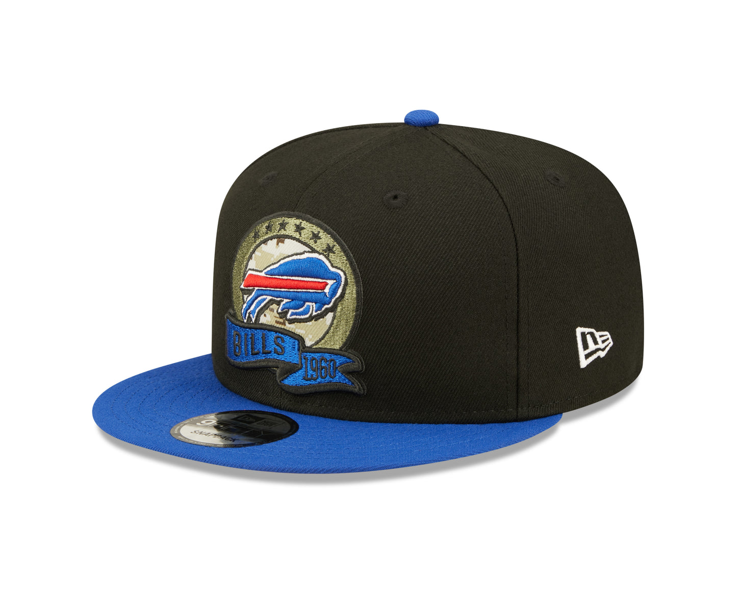 Buffalo Bills New Era Salute To Service 9FIFTY Adjustable Hat - Black