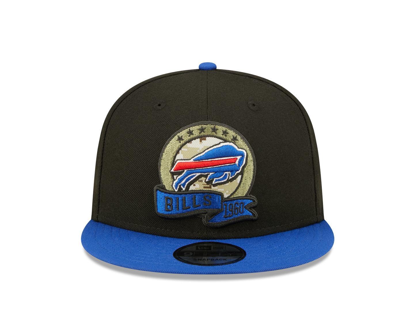 Buffalo Bills New Era Salute To Service 9FIFTY Adjustable Hat - Black