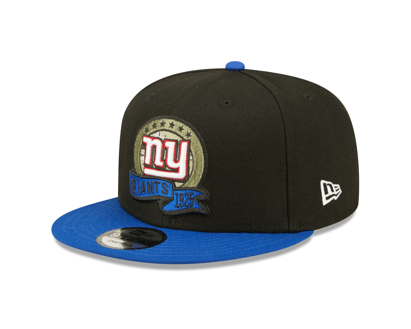 New York Giants New Era Salute To Service 9FIFTY Adjustable Hat - Black