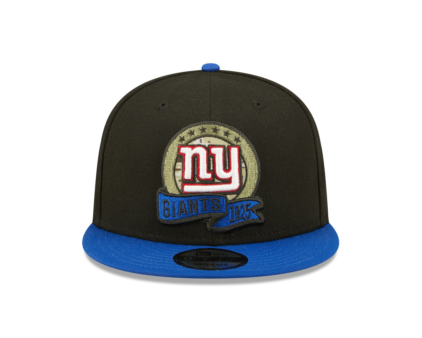New York Giants New Era Salute To Service 9FIFTY Adjustable Hat - Black