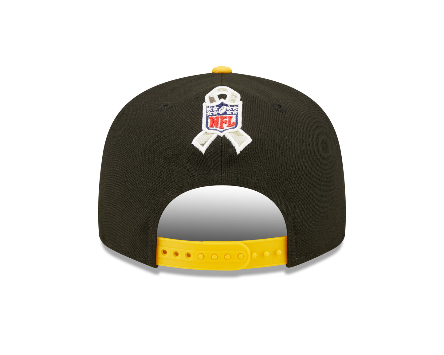 Pittsburgh Steelers New Era Salute To Service 9FIFTY Adjustable Hat - Black