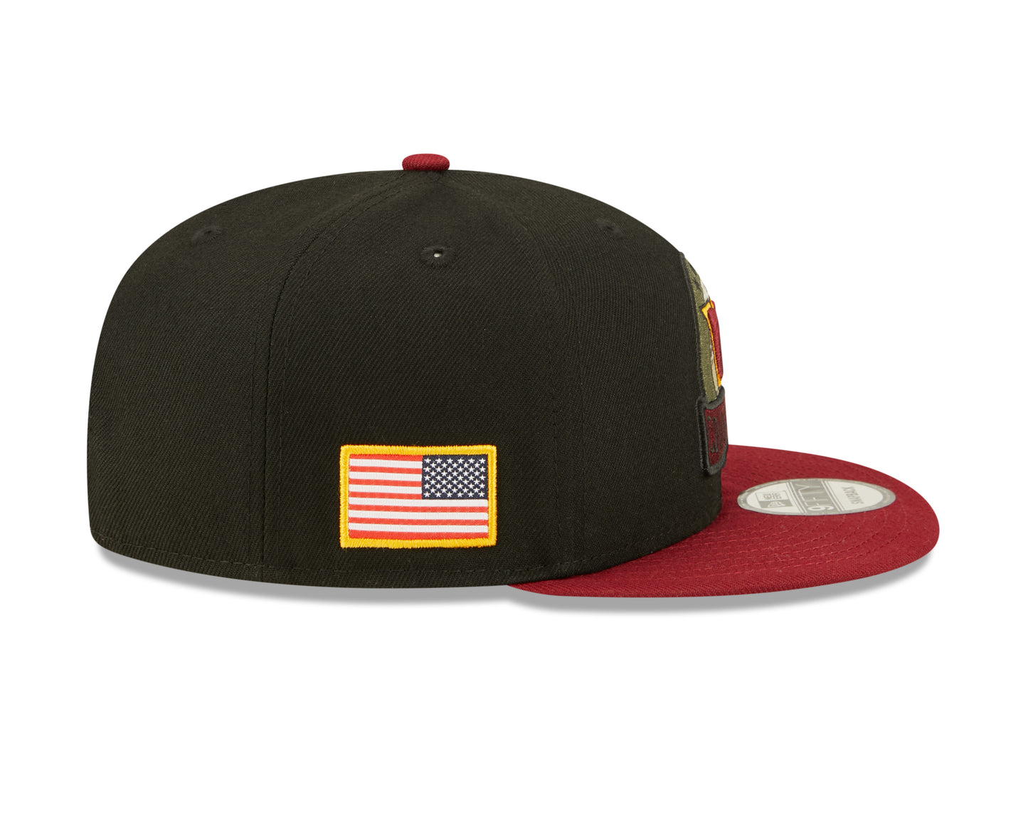 Washington Commanders New Era Salute To Service 9FIFTY Adjustable Hat - Black