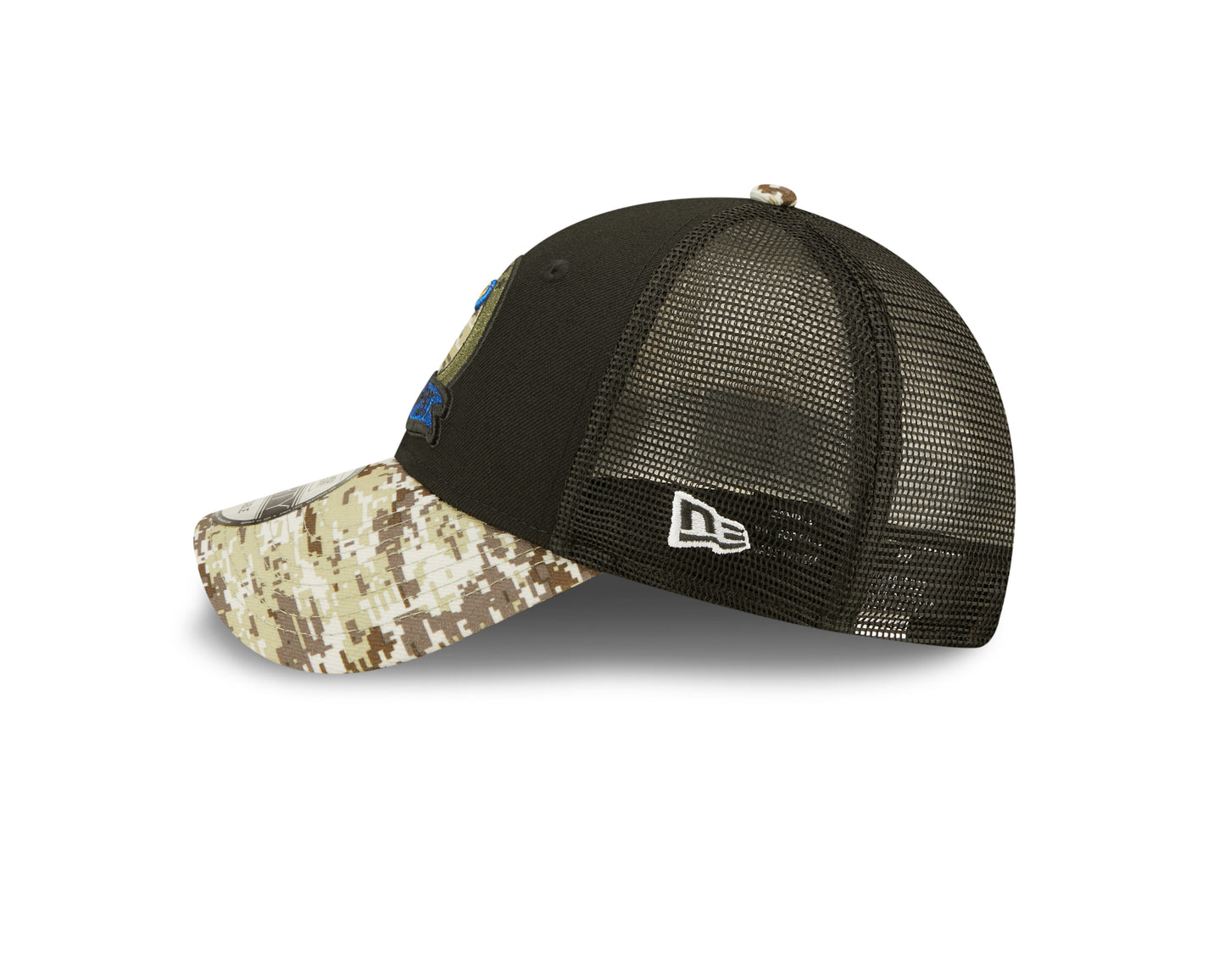 Los Angeles Rams New Era Salute To Service 9FORTY Adjustable Hat - Black