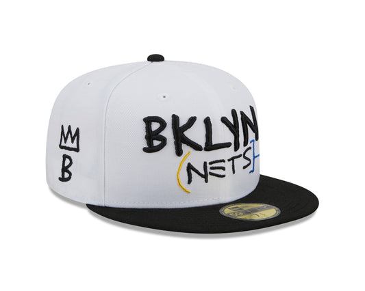Brooklyn Nets New Era City Edition 59FIFTY Fitted Hat - White